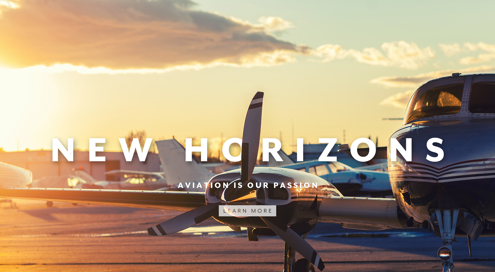 Plane parked at airport