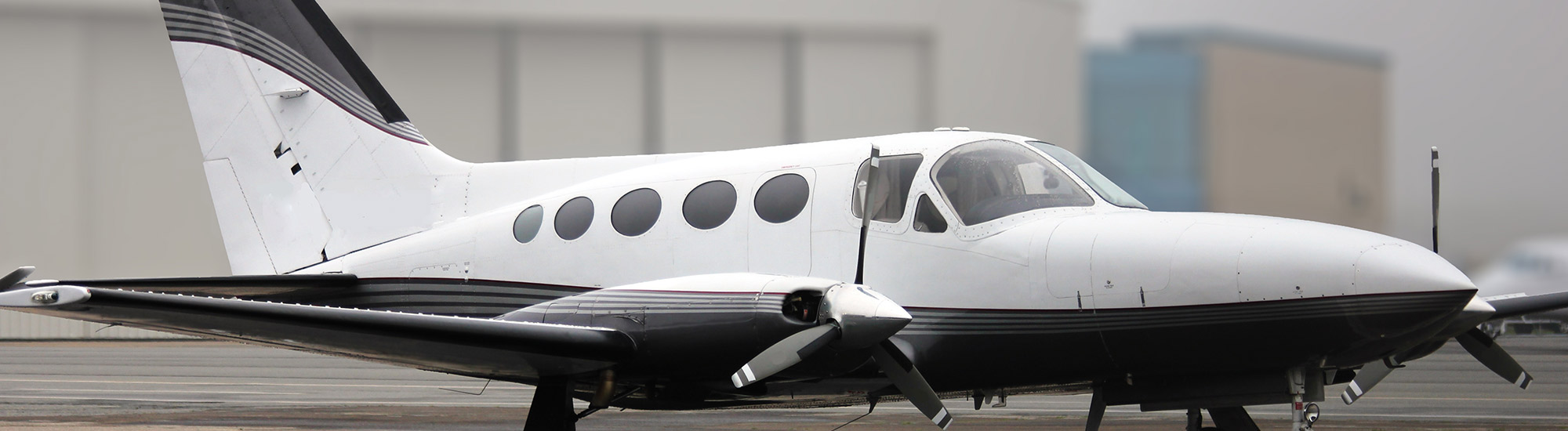 black and white airplane